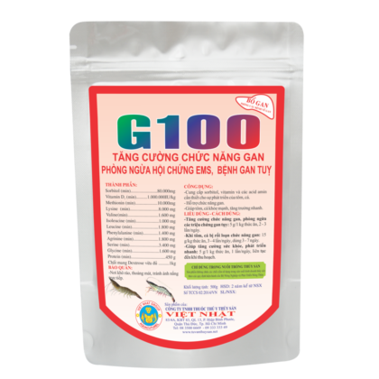 Tăng cường chức năng gan cho tôm - G100